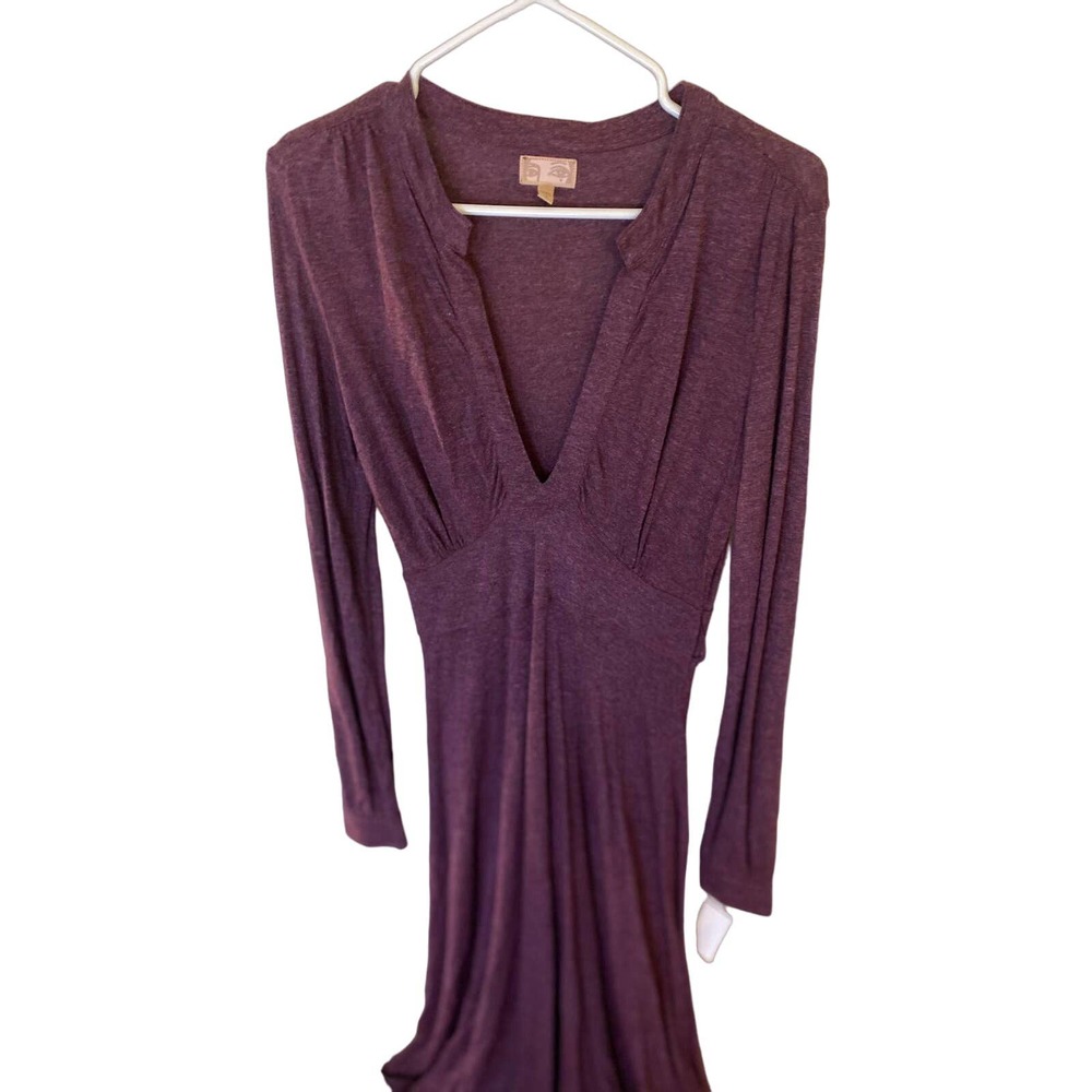 Park Vogel Purple Long Sleeve Jersey Maxi Womens Dress Size 3